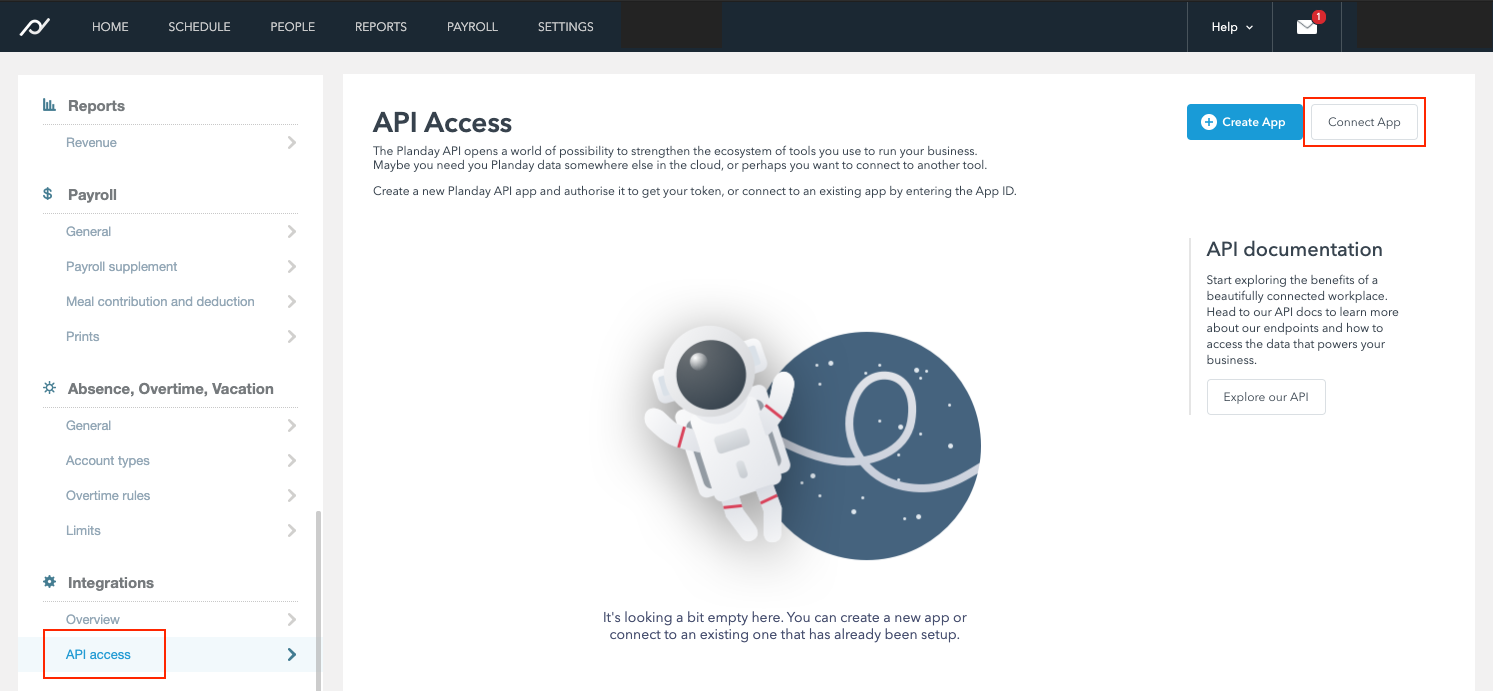 API access